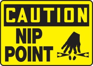 nip point hazard safety